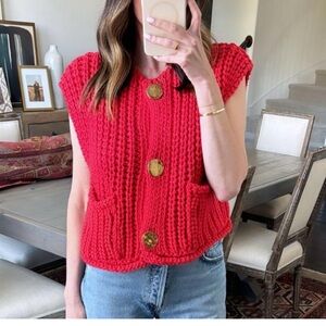 Zara Knit chunky vest